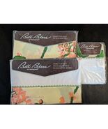Vintage Bill Blass 4PC Doble Sábana Juego Springmaid Rosa Amarillo Flora... - $1,543.20 MXN