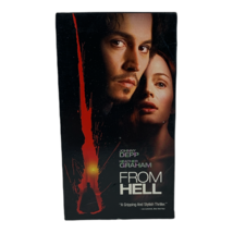 FROM HELL VHS VIDEO MOVIE, JOHNNY DEPP, HEATHER GRAHAM, IAN HOLM, ROBBIE... - £5.03 GBP