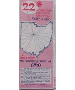 Vintage 22 Wonderfilled Entertaining Educational Tours of Ohio &amp; Map Bro... - $4.99