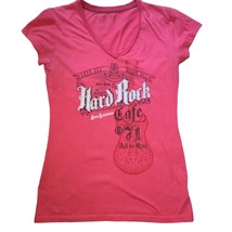 Hard Rock Cafe Pink San Antonio T-Shirt Size Medium - $9.60