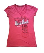 Hard Rock Cafe Pink San Antonio T-Shirt Size Medium - £7.67 GBP