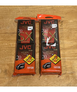 2 Packs New, Sealed JVC High Energy Magnetite *20 SX* Blank VHS Tapes 4 ... - $29.69