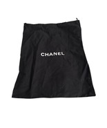 NEW! CHANEL Classic Black DUST BAG COVER DRAWSTRING/STORAGE 19.5”x14.5” - $445.81 MXN