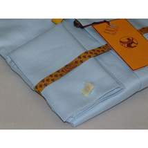 Mens 100% Egyptian Cotton Shirt French Cuffs Wrinkle resistance Enzo 61102 Blue image 11