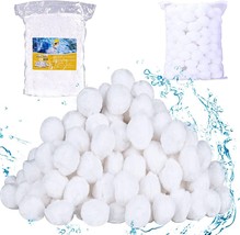 1.5 lbs Pool Filter Balls, Pool Filter Sand Eco-Friendly Filter Media - £11.37 GBP