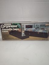 Vtg RadioShack Realistic “The Organizer” Cassette Tape Case Holds 15 Tap... - $18.79