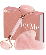 Jade Roller &amp; Gua Sha, Face Roller, Facial Beauty Roller Skin Care Tools... - $18.80