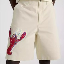 Size 40W Tommy Hilfiger Wide Fit Pinkish Beige LOBSTER Bermuda 9&quot; Shorts... - $41.58