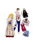 Simplicity Crafts Pattern #7889 ~ Misses Half and Full Size Aprons with ... - $11.76