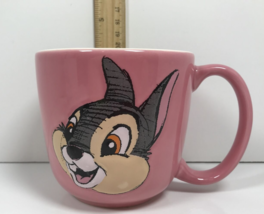 Disney Theme Park Embossed Thumper Pink Coffee Mug 16 OZ - $9.49