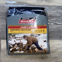 Dickies Men&#39;s Base Layer Winter Thermal Pants Black Size XXL- Waist 44”- 46” Nwt - £14.75 GBP