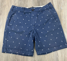 Hollister Flat front shorts Epic Flex Shorts Men&#39;s Size 29, Pineapple pr... - $9.49