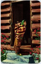 Vintage Cherokee Indian Reservation North Carolina Unused Postcard - £34.77 GBP