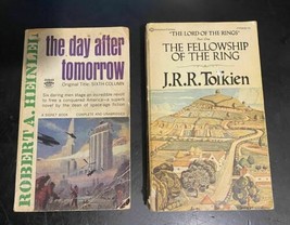 Vintage Tolkien The Fellowship of the Ring and Heinlein The Day After To... - £7.83 GBP