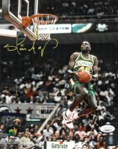 Shawn Kemp signed Seattle SuperSonics NBA 8X10 Photo- JSA (1990 All-Star Game Ga - £51.90 GBP
