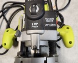 Ryobi 2 HP 10-Amp Plunge Base Router - RE180PL1G NON WORKING For Parts O... - $53.99