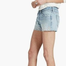 Lucky Brand The Cut Off Distressed Jean Shorts Raw Hem Womens - £17.71 GBP