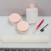 Mid Century Travel Toiletry Pink Plastic - £33.54 GBP