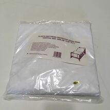 Plastic mattress protector zipper style for hospital size bed - $27.68 CAD