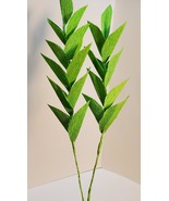 Paper Leaf Filler - Green crepe paper leaves single stem - $6.00+