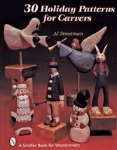 30 Holiday Patterns for Carvers (Schiffer Book for Woodcarvers) [Paperba... - $12.00