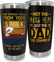 Step Dad Gifts, Stepped up Dad Gifts, Bonus Dad Gifts, Funny Step Dad Fa... - £15.43 GBP