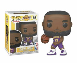 NEW SEALED Funko Pop Figure Lebron James Lakers Purple Jersey 66 - £15.81 GBP