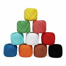 Cotton Crochet Thread Mercerized Sewing Yarn Knitting Crafts Making Mult... - £13.34 GBP