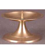 Vtg Solid Brass Candlestick-Made in India-2" Tall - $10.49