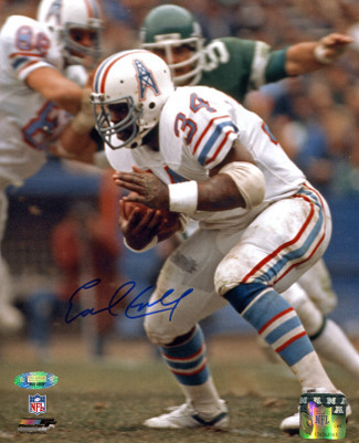 Primary image for Earl Campbell signed Houston Oilers 8X10 Photo (white jersey)- Tri-Star Hologram