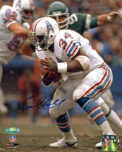 Earl Campbell signed Houston Oilers 8X10 Photo (white jersey)- Tri-Star ... - $47.95