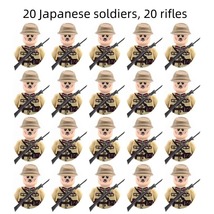 WW2 Military Soldier Building Blocks Action Figure Bricks Kids Toy 20Pcs/Set A13 - $23.99