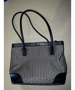 Vintage Etienne Aigner Tote Bag Black And Gray -READ- - $622.00 MXN