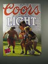 1992 Coors Light Beer Ad - The Right Beer Now - £14.53 GBP