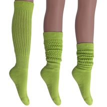 AWS/American Made Women Slouch Socks Long Scrunch Knee High Boot Socks Shoe Size - $6.92+