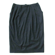 NWT MM. Lafleur Williamsburg Pencil in Navy Wool Stripe Pleated Pocket Skirt 2 - £40.49 GBP