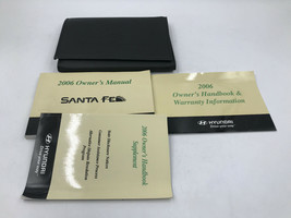2006 Hyundai Santa FE Owners Manual Set with Case OEM I01B47005 - £28.76 GBP