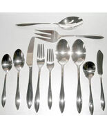 Lenox Marietta 54PC Flatware Set Service for 8 &amp; Hostess Set Stainless 1... - $2,259.66 MXN