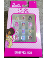 Barbie Press On Kids Nails 1pk of 12 Nails-Brand New-SHIPS N 24 HOURS - $11.76