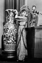 Anna May Wong Full Length by Chinese Vase Classic B/W Pose 24x18 Poster - $23.99