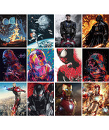 Paint By Numbers Kit Super Hero Figure DIY Oil Painting On Canvas for Adults Kid - $16.90