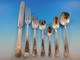 Princess Mary Wallace Sterling Silver Flatware Set Service 88 pc Dinner L Mono - £4,123.54 GBP