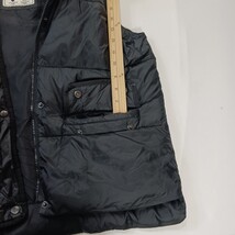 Abercrombie & Fitch Women's Size Medium Black Full Zip Button Hoodie Puffer Vest image 5