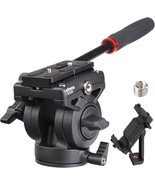 Vs05K Tripod Fluid Head, With 1/4&quot; Arca Qr Plate, Max Load 11 Lbs For Video - £43.51 GBP