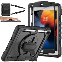 Case Compatible With Ipad 9Th/8Th/7Th Generation, Ipad 10.2 Case With 360 Rotate - £32.23 GBP