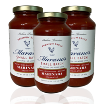 Marano's Small Batch Premium Pasta Sauce, Marinara, 24 oz. (Pack of 3) - £33.02 GBP