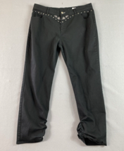 Lawman Western Jeans Studded Womens 40x31 Black Bareback Rodeo Square Dance - $49.37