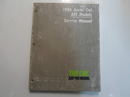 1986 Arctic Cat Afs Modèles El Tigre Pantera Guépard Cougar Service Shop Manuel - £55.26 GBP