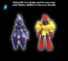 ✨ Shiny ✨ 6IV Ceruledge Armarouge with HA + Master Balls Pokemon Scarlet Violet - £4.70 GBP