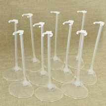 10pcs Transparent Stand Support Dolls Mini Display Holder 5.91 x 5.91 x ... - $16.63